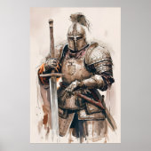 Armoured Knight Poster (Voorkant)