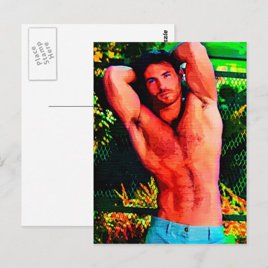 Armpits & abs briefkaart (Voorkant / Achterkant)