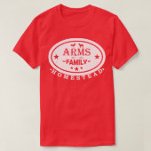 Arms Familie Homestead Lifestyle T-shirt (Design voorkant)