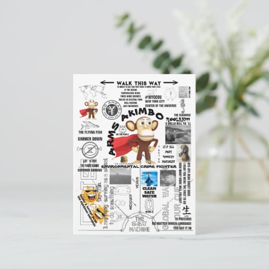 ARMSAKIMBO 2 BRIEFKAART (Staand voorkant)