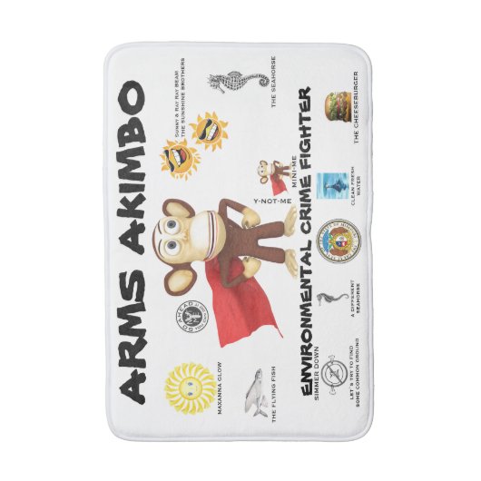 ARMSAKIMBO 2 KINDER BADMAT (Voorkant Verticaal)