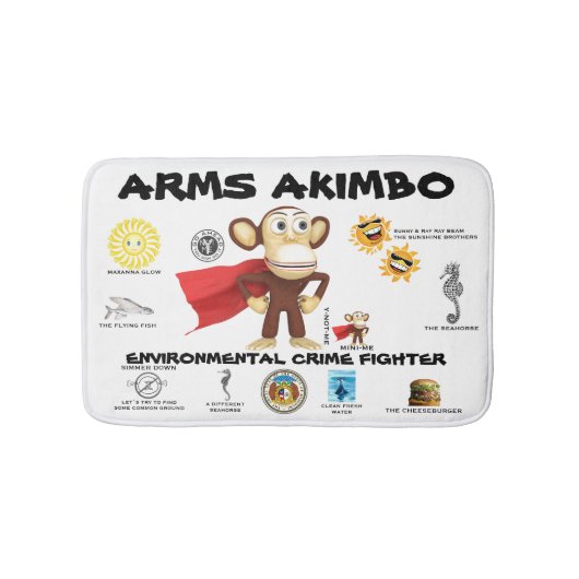 ARMSAKIMBO 2 kinderen Badmat (Voorkant)