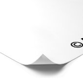 Armspieren achter uitzicht, met de vermelding teke poster (Hoek)