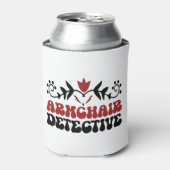 Armstoel detective blikjeskoeler (Blikje Voorkant)