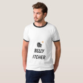 Armstoel, oranje honkbal, BELLY ITCHER T-shirt (Voorkant volledig)
