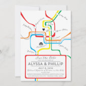 Armstrong bewaart de data save the date (Voorkant)