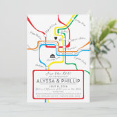 Armstrong bewaart de data save the date (Staand voorkant)