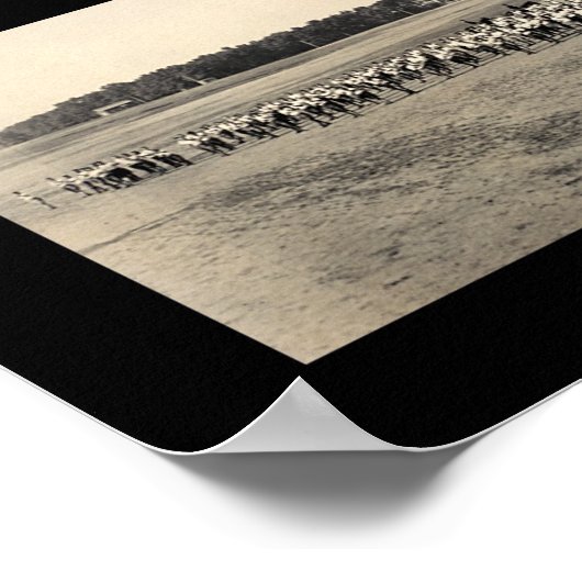 Armstrong Boxing Class Photo 1918 Poster (Hoek)