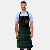 Armstrong Clan Badge & Tartan Kilt Apron Schort (Gedragen)