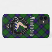 Armstrong Clan Badge & Tartan Telefoonhoesje Case-Mate iPhone Case (Achterkant (horizontaal))