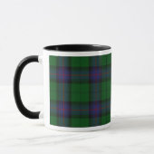Armstrong Clan Crest Badge & Tartan Mok (Links)
