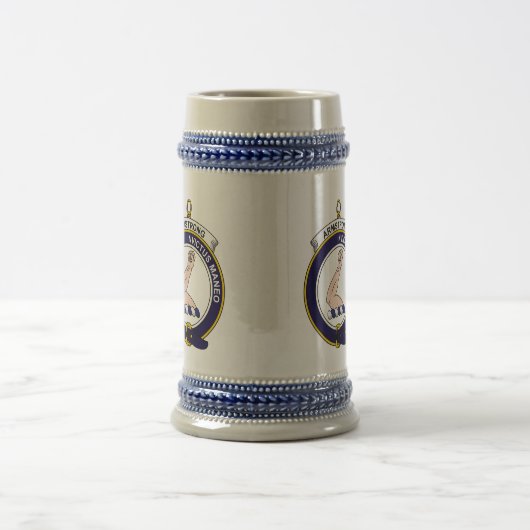 Armstrong - Clan Crest Stein Bierpul (Center)