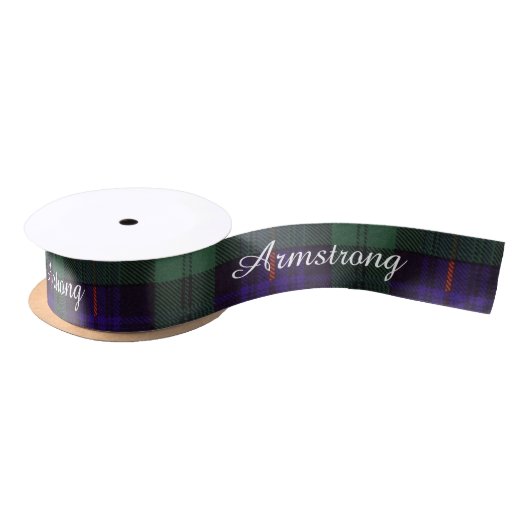 Armstrong clan Pset Scottish tartan Satijnen Lint (Spoel)
