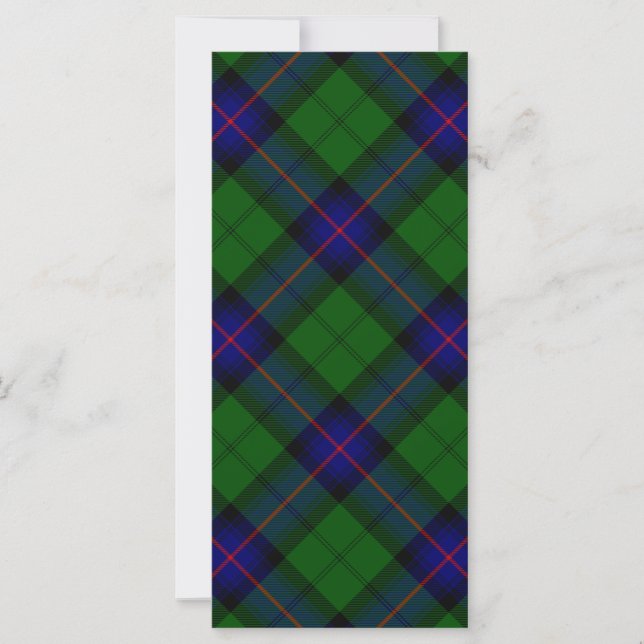 Armstrong clan tartan blauwe groene ruit (Voorkant)
