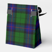 Armstrong clan tartan blue green plaid bedankdoosjes (Achterkant)