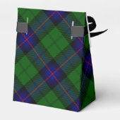 Armstrong clan tartan blue green plaid bedankdoosjes (Achterkant)