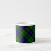 Armstrong clan tartan blue green plaid espresso kop (Voorkant)