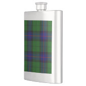 Armstrong clan tartan blue green plaid flacon (Links)