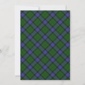 Armstrong Clan Tartan Schots Plaid Kaart (Achterkant)