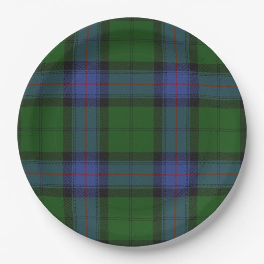 Armstrong Clan Tartan Scottish Pset Pattern Papieren Bordje (Voorkant)