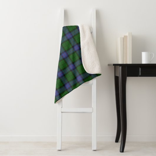 Armstrong Clan Tartan Scottish Pset Pattern Sherpa Deken (In situ)