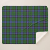 Armstrong Clan Tartan Scottish Pset Pattern Sherpa Deken (Voorkant (horizontaal))