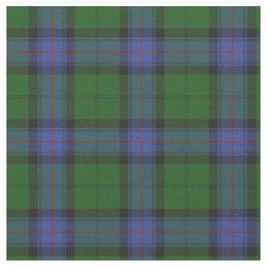 Armstrong Clan Tartan Scottish Pset Pattern Stof (Close Up)