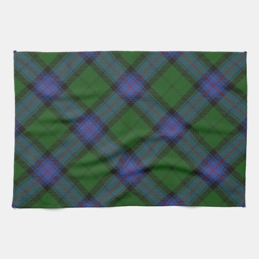 Armstrong Clan Tartan Scottish Pset Pattern Theedoek (Horizontaal)