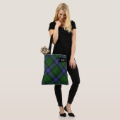 Armstrong Clan Tartan Scottish Pset Pattern Tote Bag (Op model)