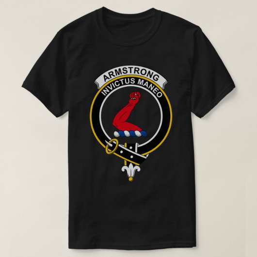 Armstrong Crest Tartan Clan Scottish Clan T-shirt (Design voorkant)