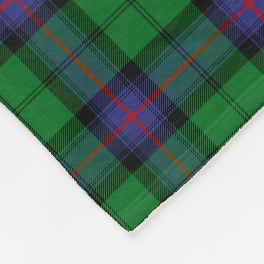Armstrong Familie Tartan Pset Patroon Fleece Deken (Hoek)