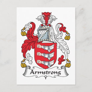 Armstrong Family Crest Briefkaart
