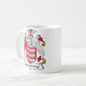 Armstrong Family Crest Koffiemok (Voorkant links)