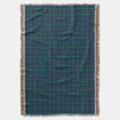 Armstrong Family Tartan Royal Blauw en Groen Plaid Deken (Voorkant Verticaal)