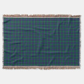 Armstrong Family Tartan Royal Blauw en Groen Plaid Deken (Voorkant)