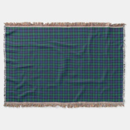 Armstrong Family Tartan Royal Blauw en Groen Plaid Deken