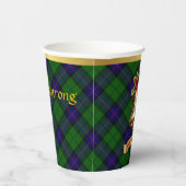 Armstrong gepersonaliseerde Tartan kerst Papieren Bekers (Rechts)