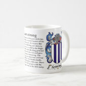 Armstrong Gezinsbekleding van de Mok van wapens (Voorkant rechts)