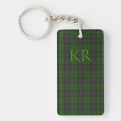 Armstrong LAN Tartan met uw initialen Sleutelhanger (Voorkant)