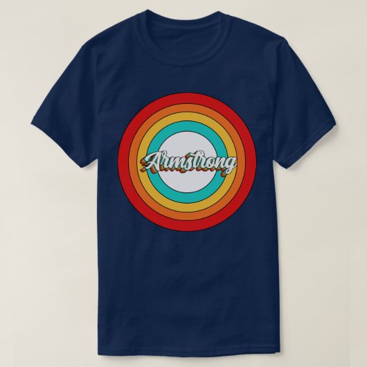 Armstrong Naam Shirt Armstrong Circle (Design voorkant)