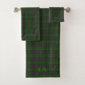Armstrong Officieel LAN Tartan met uw initialen Bad Handdoek (Insitu)