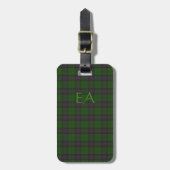 Armstrong Officieel LAN Tartan met uw initialen Bagagelabel (Voorkant verticaal)