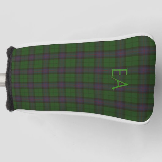 Armstrong Officieel LAN Tartan met uw initialen Golfheadcover (Voorkant)
