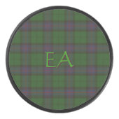 Armstrong Officieel LAN Tartan met uw initialen Hockey Puck (Voorkant)