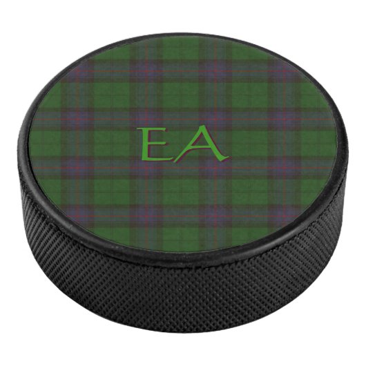 Armstrong Officieel LAN Tartan met uw initialen Hockey Puck (3/4)