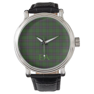 Armstrong Officieel LAN Tartan met uw initialen Horloge