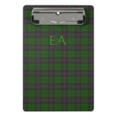 Armstrong Officieel LAN Tartan met uw initialen Mini Klembord (Voorkant)