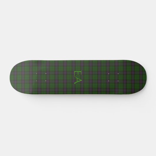Armstrong Officieel LAN Tartan met uw initialen Persoonlijk Skateboard (Horizontaal)