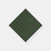 Armstrong Officieel LAN Tartan met uw initialen Servet (Hoek)