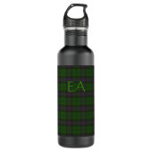 Armstrong Officieel LAN Tartan met uw initialen Waterfles (Voorkant)